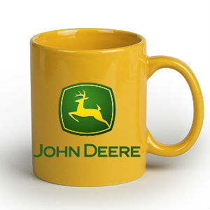 Чашка желтая John Deere