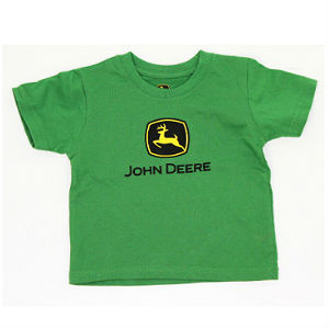 Футболка детская John Deere зеленая