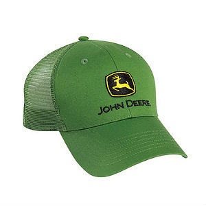 Кепка зеленая John Deere (сетка)