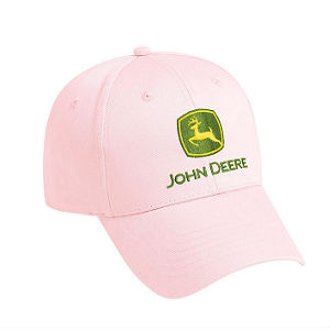 Кепка розовая John Deere